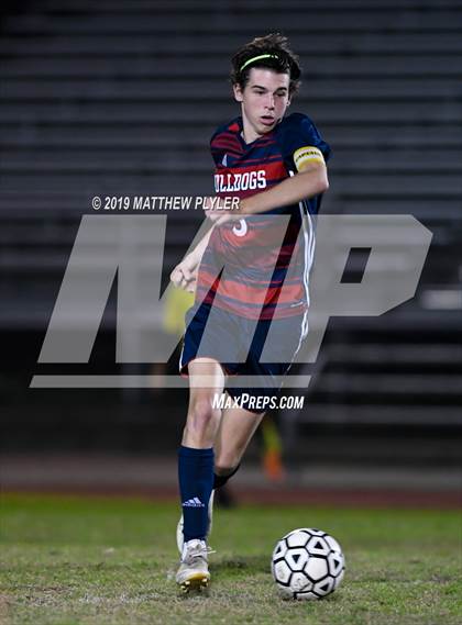 Thumbnail 2 in Douglas Byrd vs Terry Sanford (PAC Tournament First Round) photogallery.