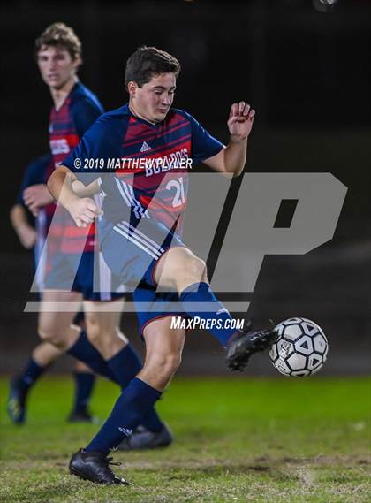 Thumbnail 1 in Douglas Byrd vs Terry Sanford (PAC Tournament First Round) photogallery.