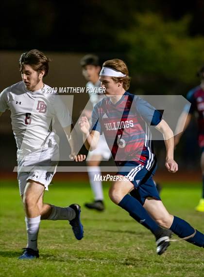 Thumbnail 2 in Douglas Byrd vs Terry Sanford (PAC Tournament First Round) photogallery.