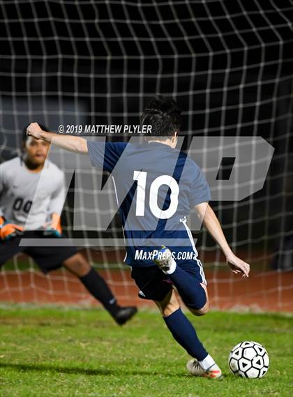 Thumbnail 2 in Douglas Byrd vs Terry Sanford (PAC Tournament First Round) photogallery.