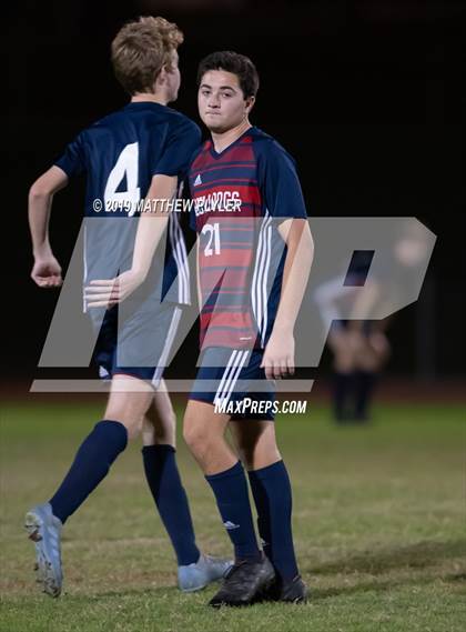 Thumbnail 3 in Douglas Byrd vs Terry Sanford (PAC Tournament First Round) photogallery.