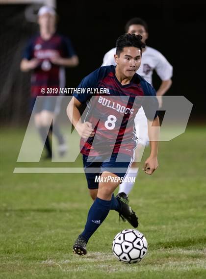 Thumbnail 3 in Douglas Byrd vs Terry Sanford (PAC Tournament First Round) photogallery.