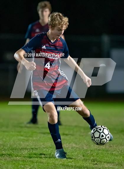 Thumbnail 1 in Douglas Byrd vs Terry Sanford (PAC Tournament First Round) photogallery.