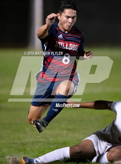 Thumbnail 1 in Douglas Byrd vs Terry Sanford (PAC Tournament First Round) photogallery.