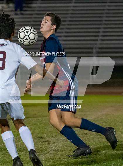 Thumbnail 2 in Douglas Byrd vs Terry Sanford (PAC Tournament First Round) photogallery.