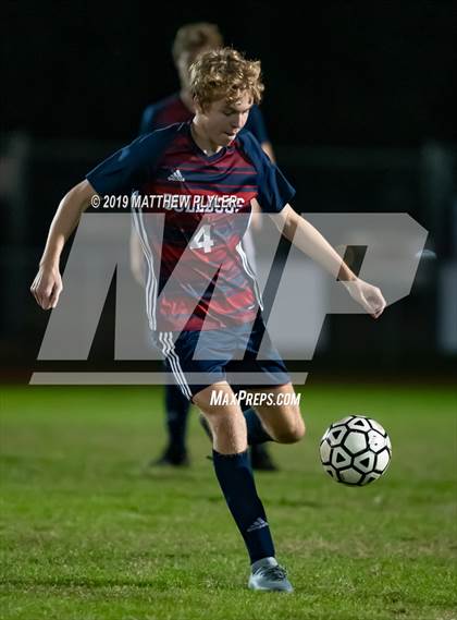 Thumbnail 3 in Douglas Byrd vs Terry Sanford (PAC Tournament First Round) photogallery.
