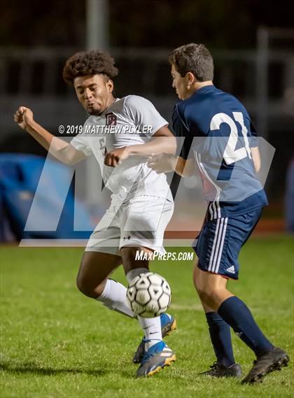 Thumbnail 2 in Douglas Byrd vs Terry Sanford (PAC Tournament First Round) photogallery.
