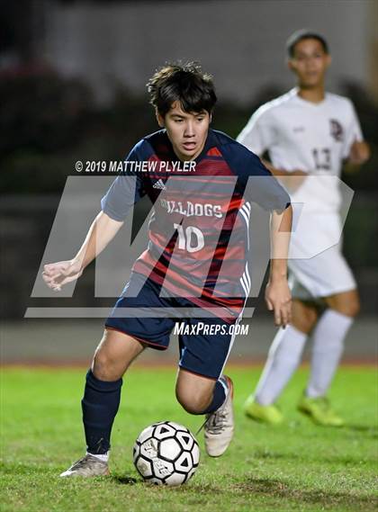 Thumbnail 3 in Douglas Byrd vs Terry Sanford (PAC Tournament First Round) photogallery.