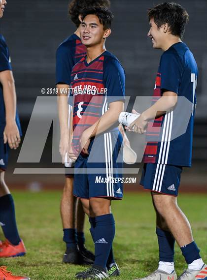 Thumbnail 1 in Douglas Byrd vs Terry Sanford (PAC Tournament First Round) photogallery.