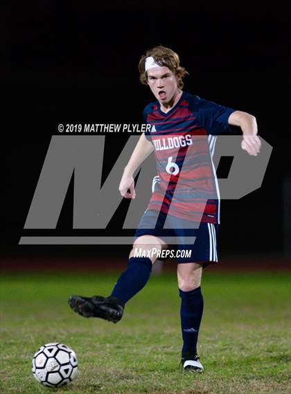 Thumbnail 1 in Douglas Byrd vs Terry Sanford (PAC Tournament First Round) photogallery.