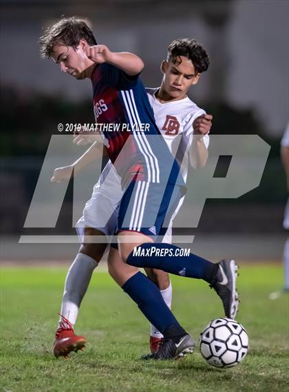 Thumbnail 3 in Douglas Byrd vs Terry Sanford (PAC Tournament First Round) photogallery.