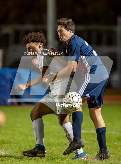 Thumbnail 3 in Douglas Byrd vs Terry Sanford (PAC Tournament First Round) photogallery.