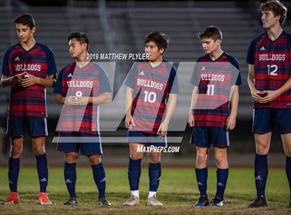 Thumbnail 2 in Douglas Byrd vs Terry Sanford (PAC Tournament First Round) photogallery.