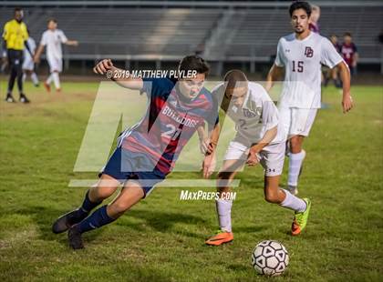 Thumbnail 3 in Douglas Byrd vs Terry Sanford (PAC Tournament First Round) photogallery.