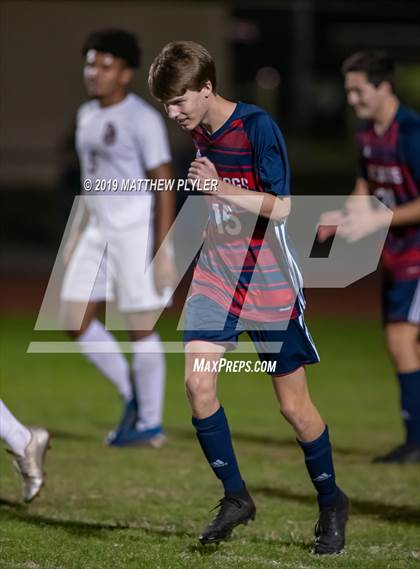 Thumbnail 2 in Douglas Byrd vs Terry Sanford (PAC Tournament First Round) photogallery.