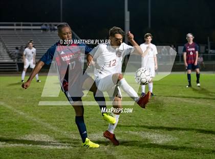 Thumbnail 3 in Douglas Byrd vs Terry Sanford (PAC Tournament First Round) photogallery.