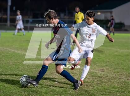 Thumbnail 3 in Douglas Byrd vs Terry Sanford (PAC Tournament First Round) photogallery.