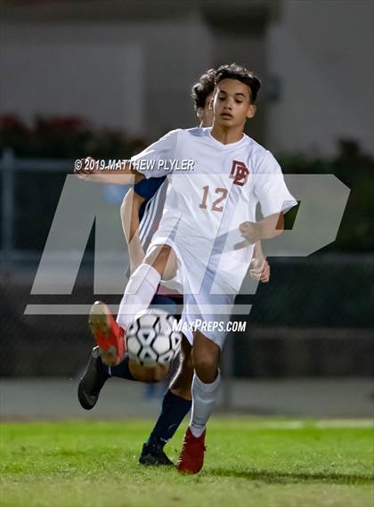 Thumbnail 2 in Douglas Byrd vs Terry Sanford (PAC Tournament First Round) photogallery.