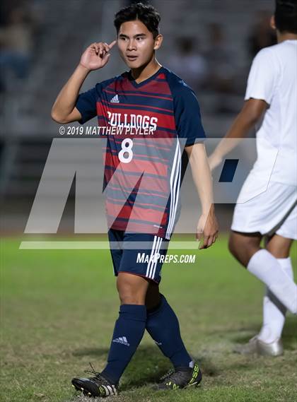 Thumbnail 2 in Douglas Byrd vs Terry Sanford (PAC Tournament First Round) photogallery.