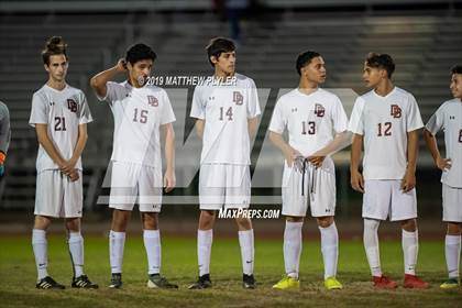 Thumbnail 2 in Douglas Byrd vs Terry Sanford (PAC Tournament First Round) photogallery.
