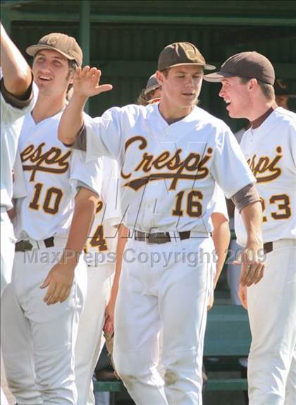 Thumbnail 3 in Crespi vs. Redlands East Valley (CIF SS D2 Playoffs) photogallery.