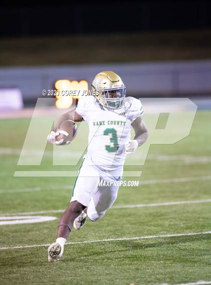 Thumbnail 1 in Ware County vs Warner Robins (GHSA 5A 2nd Round) photogallery.