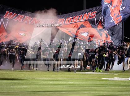 Thumbnail 1 in Ware County vs Warner Robins (GHSA 5A 2nd Round) photogallery.