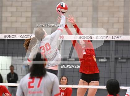 Thumbnail 2 in Cathedral Catholic @ Mater Dei (CIF State Open SoCal Regional Final) photogallery.