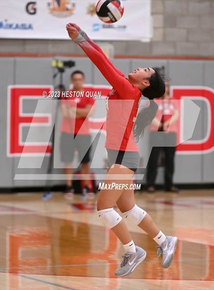 Thumbnail 2 in Cathedral Catholic @ Mater Dei (CIF State Open SoCal Regional Final) photogallery.