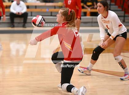 Thumbnail 2 in Cathedral Catholic @ Mater Dei (CIF State Open SoCal Regional Final) photogallery.