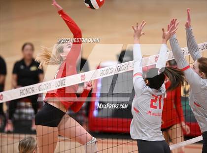 Thumbnail 1 in Cathedral Catholic @ Mater Dei (CIF State Open SoCal Regional Final) photogallery.