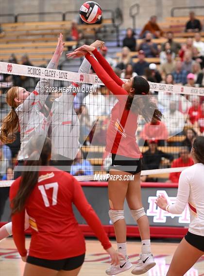 Thumbnail 2 in Cathedral Catholic @ Mater Dei (CIF State Open SoCal Regional Final) photogallery.