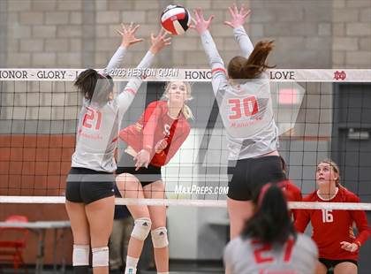 Thumbnail 3 in Cathedral Catholic @ Mater Dei (CIF State Open SoCal Regional Final) photogallery.