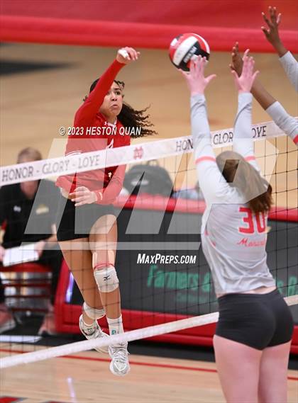 Thumbnail 1 in Cathedral Catholic @ Mater Dei (CIF State Open SoCal Regional Final) photogallery.