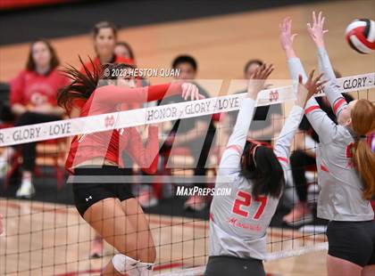Thumbnail 3 in Cathedral Catholic @ Mater Dei (CIF State Open SoCal Regional Final) photogallery.