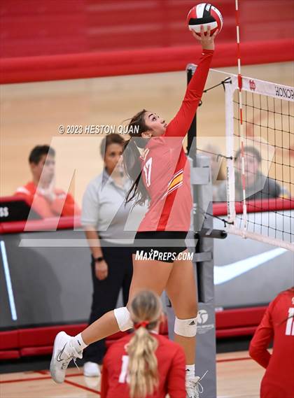 Thumbnail 1 in Cathedral Catholic @ Mater Dei (CIF State Open SoCal Regional Final) photogallery.