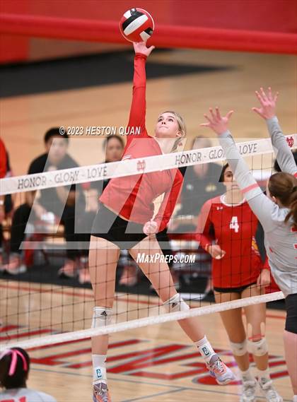 Thumbnail 1 in Cathedral Catholic @ Mater Dei (CIF State Open SoCal Regional Final) photogallery.