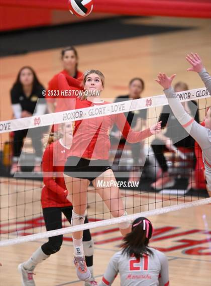 Thumbnail 3 in Cathedral Catholic @ Mater Dei (CIF State Open SoCal Regional Final) photogallery.