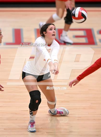 Thumbnail 3 in Cathedral Catholic @ Mater Dei (CIF State Open SoCal Regional Final) photogallery.