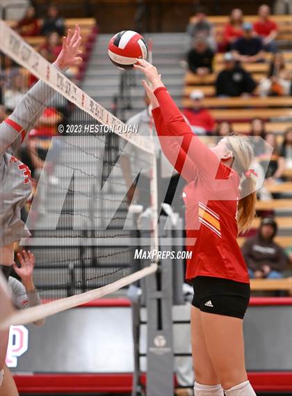 Thumbnail 2 in Cathedral Catholic @ Mater Dei (CIF State Open SoCal Regional Final) photogallery.