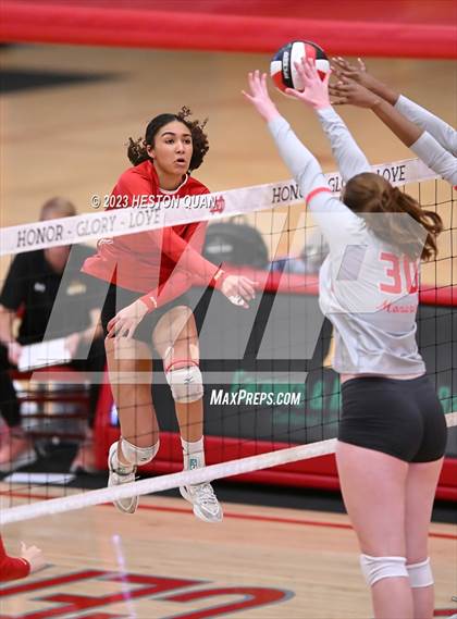 Thumbnail 3 in Cathedral Catholic @ Mater Dei (CIF State Open SoCal Regional Final) photogallery.