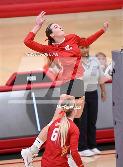 Thumbnail 3 in Cathedral Catholic @ Mater Dei (CIF State Open SoCal Regional Final) photogallery.
