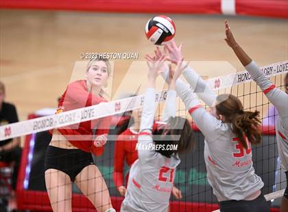 Thumbnail 1 in Cathedral Catholic @ Mater Dei (CIF State Open SoCal Regional Final) photogallery.
