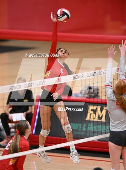 Thumbnail 3 in Cathedral Catholic @ Mater Dei (CIF State Open SoCal Regional Final) photogallery.