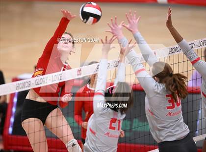 Thumbnail 3 in Cathedral Catholic @ Mater Dei (CIF State Open SoCal Regional Final) photogallery.