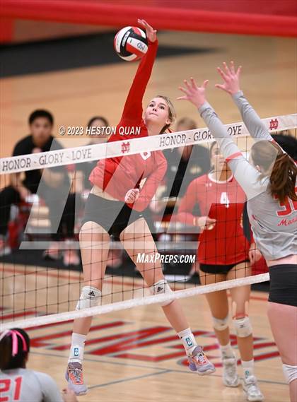 Thumbnail 2 in Cathedral Catholic @ Mater Dei (CIF State Open SoCal Regional Final) photogallery.
