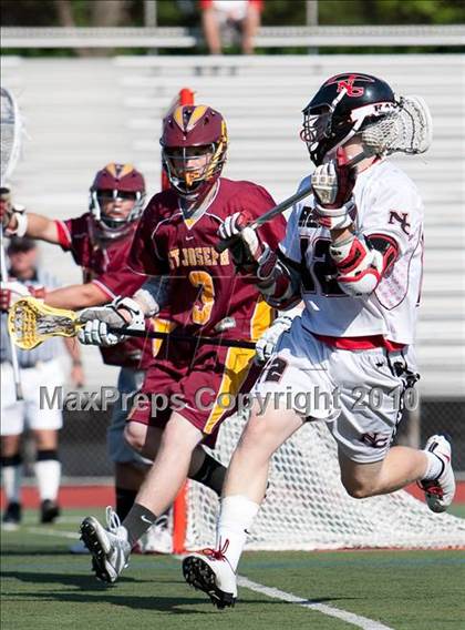 Thumbnail 3 in St. Joseph vs New Canaan  (FCIAC Semifinal) photogallery.