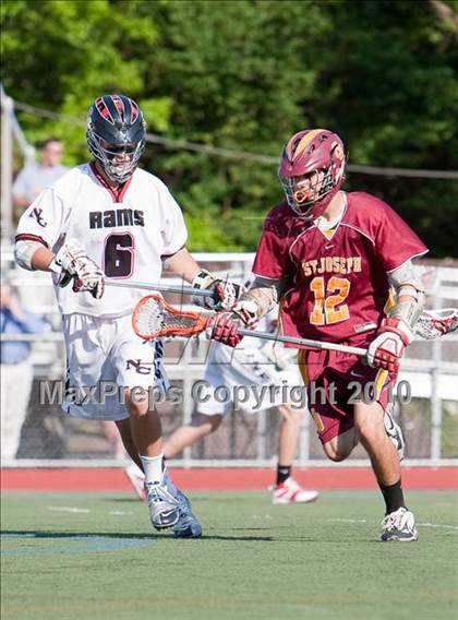Thumbnail 3 in St. Joseph vs New Canaan  (FCIAC Semifinal) photogallery.