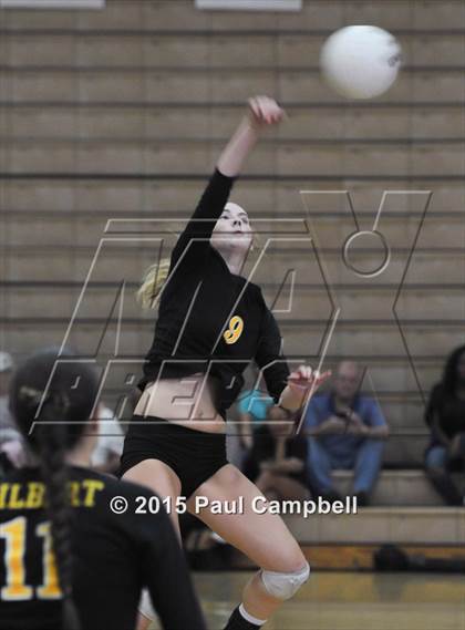 Thumbnail 2 in Gilbert vs Mountain Pointe (Gilbert Invitational) photogallery.