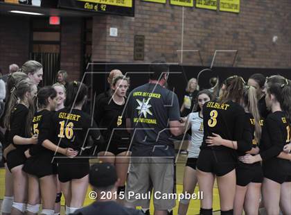 Thumbnail 1 in Gilbert vs Mountain Pointe (Gilbert Invitational) photogallery.